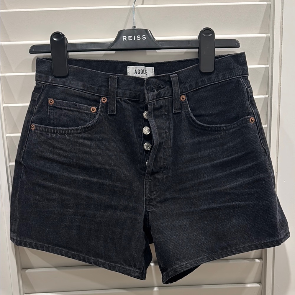 AGOLDE Black Denim Women's Shorts